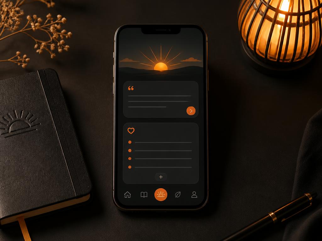 Abundance Life personal prayer journal displayed on a smartphone